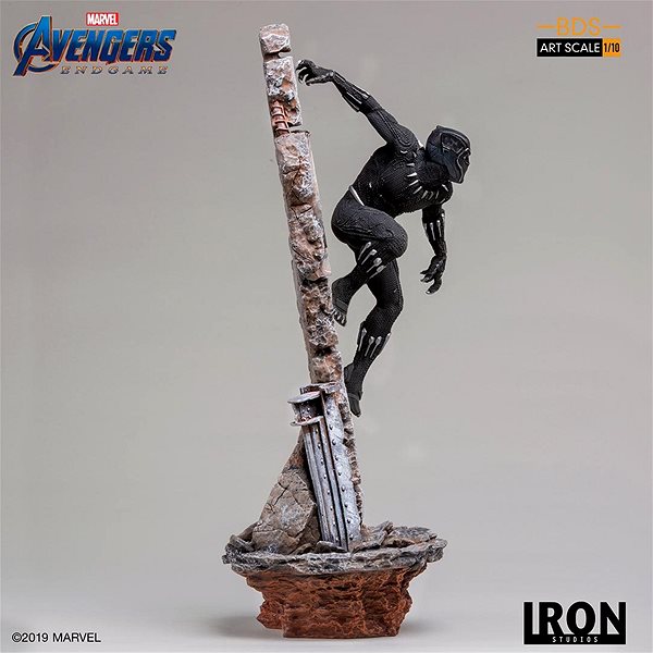 Figure Black Panther BDS 1/10 - Avengers: Endgame Lateral view