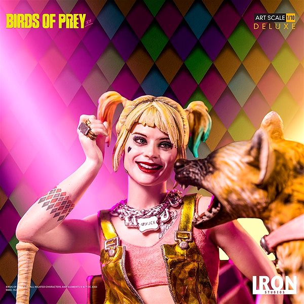 Figure Harley Quinn & Bruce Deluxe Art Scale 1/10 - Birds of Prey Features/technology