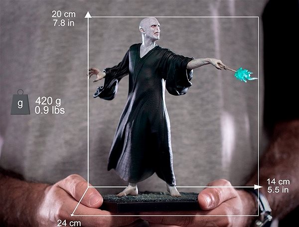 Figure Voldemort BDS Art Scale 1/10 - Harry Potter Technical draft