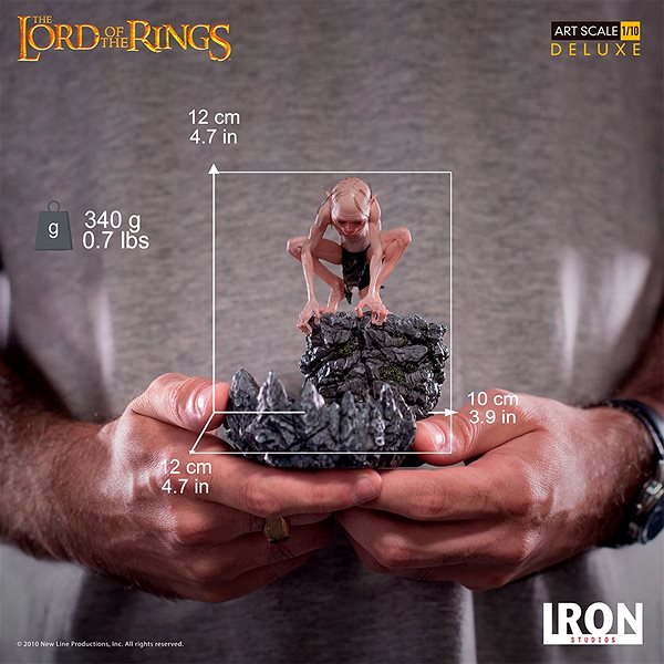 Figure Gollum Deluxe Art Scale 1/10 - Lord of the Rings Technical draft