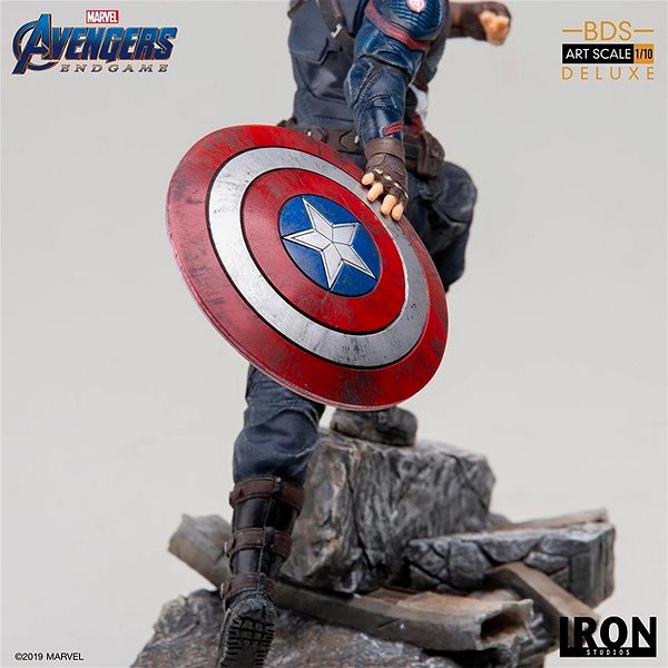 Figure Captain America Deluxe BDS Art Scale 1/10 - Avengers: Endgame Features/technology