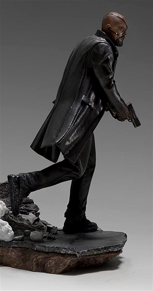Figure Spiderman: Far From Home - Nick Fury - Art Scale (1/10) Lateral view