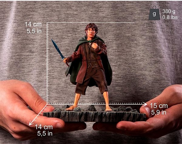Figure Frodo BDS Art Scale 1/10 - Lord of the Rings Technical draft