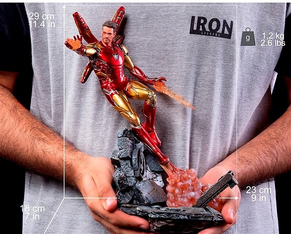 Figure Iron Man Mark LXXXV Deluxe BDS Art Scale 1/10 - Avengers: Endgame Technical draft