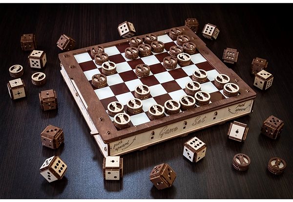 3D Puzzle Ewa Eco-Wood-Art Game Set Lifestyle