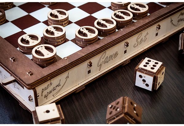 3D Puzzle Ewa Eco-Wood-Art Game Set Features/technology
