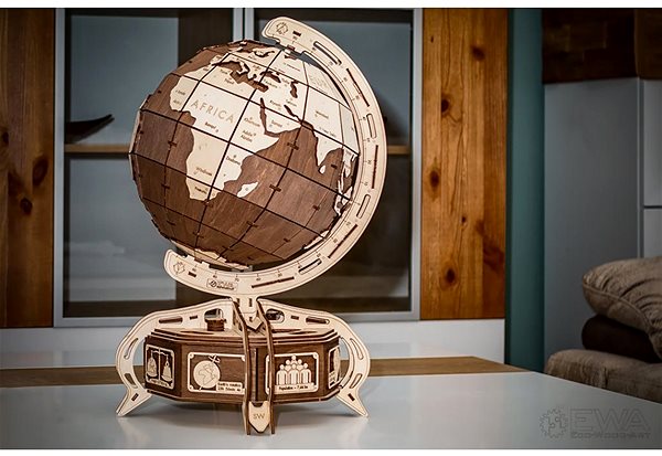 3D Puzzle Ewa Eco-Wood-Art Globe Lifestyle