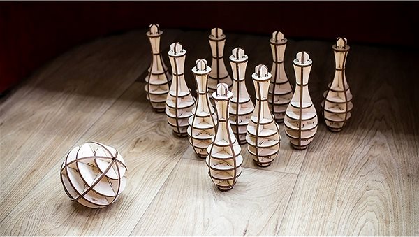 3D Puzzle Ewa Eco-Wood-Art Mini Bowling Lifestyle