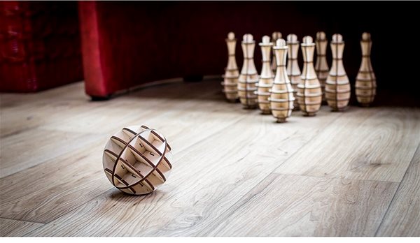 3D Puzzle Ewa Eco-Wood-Art Mini Bowling Lifestyle