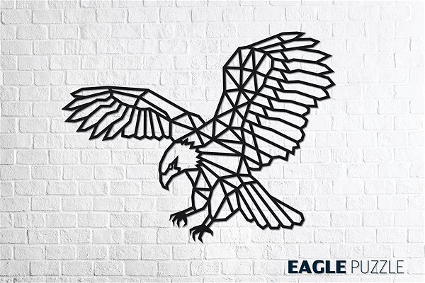 3D Puzzle Ewa Eco-Wood-Art Wall Puzzle Eagle Screen