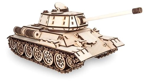 3D Puzzle Ewa Eco-Wood-Art T-34 Lateral view