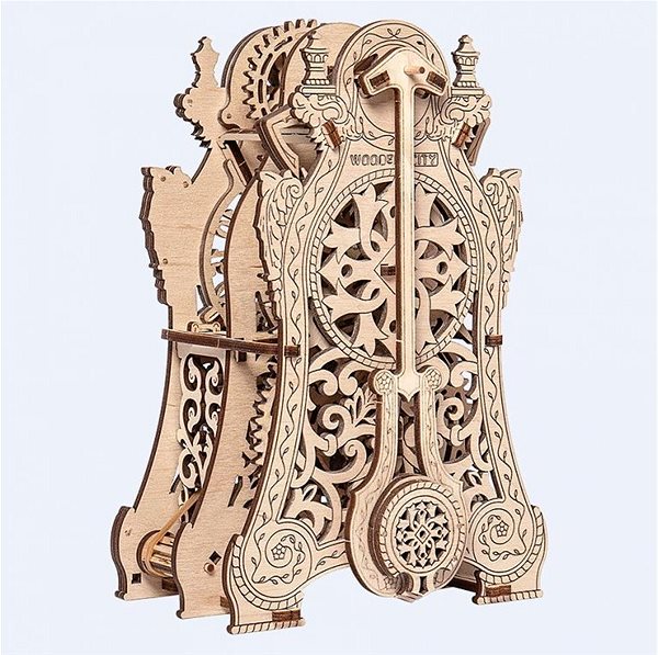 3D Puzzle Wooden City Magic Clock Lateral view