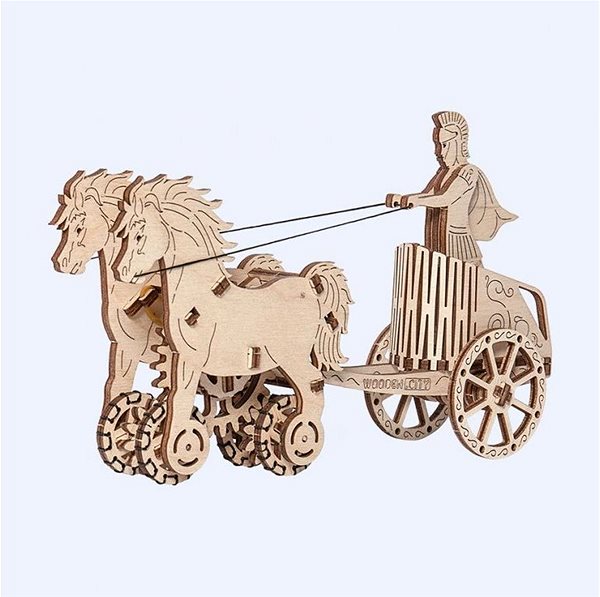 3D Puzzle Wooden City Roman Carriage Screen