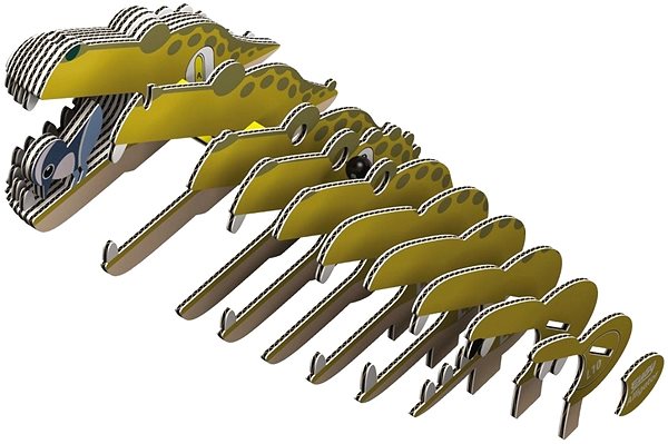3D Puzzle Dodoland Eugy Aligator Features/technology