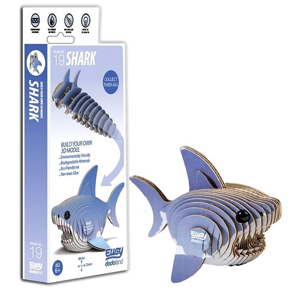 3D Puzzle Dodoland Eugy Shark Screen