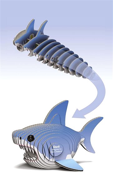 3D Puzzle Dodoland Eugy Shark Features/technology