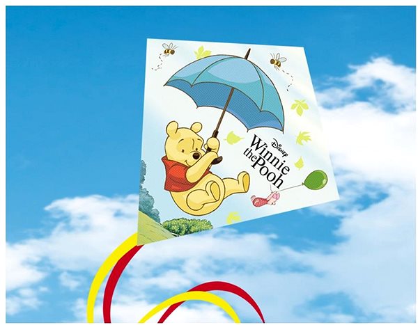 Šarkan Günther Disney Winnie Pooh šarkan pre deti 70 × 70 cm ...