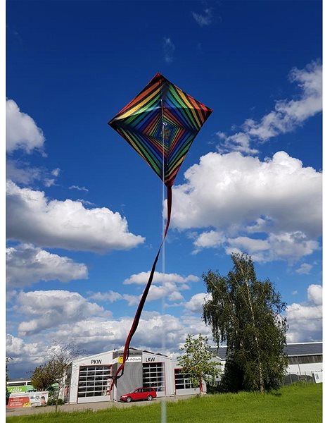 Létající drak Günther drak Square pro děti 70 × 70 cm ...
