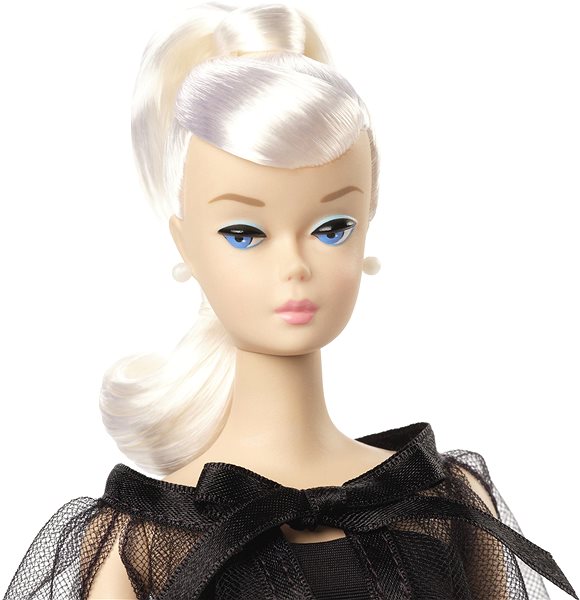 Puppe Barbie mit kultigem Pferdeschwanz, Nachbildung der Swirl Pony Barbie-Puppe ...