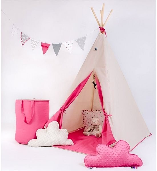Tent for Children Set teepee tent Raspberry Luxury Lifestyle