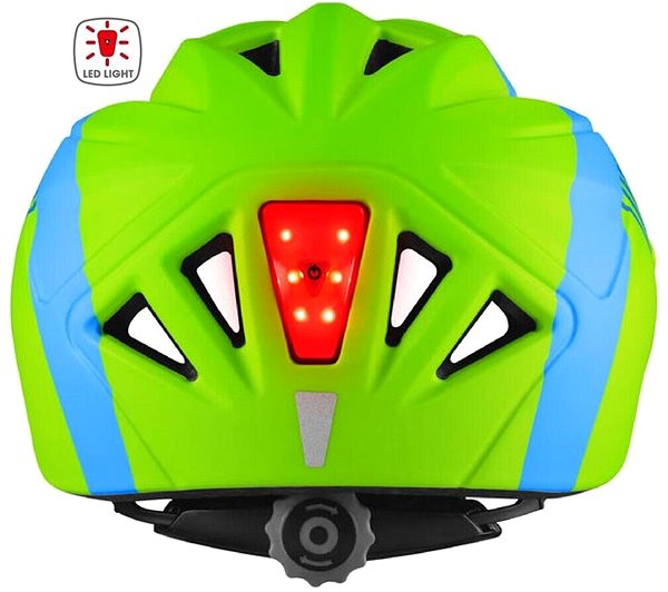 Bicycle helmet ETAPE Pluto Light children's cycling helmet green-blue mat XS-S .