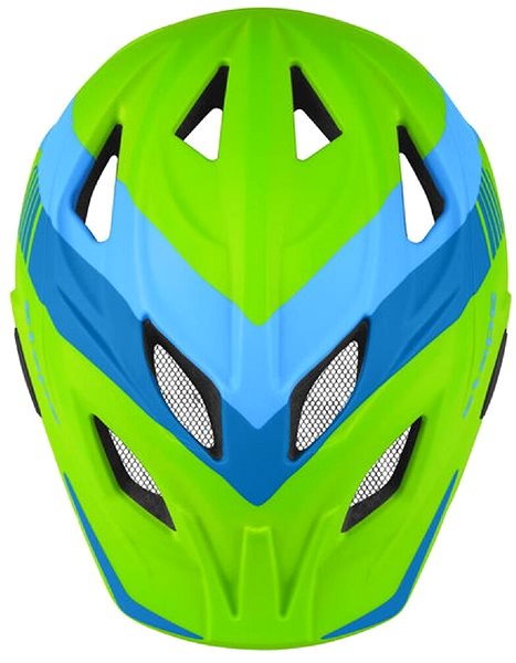 Bicycle helmet ETAPE Pluto Light children's cycling helmet green-blue mat XS-S .