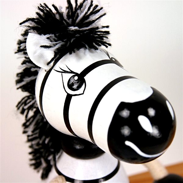 Figure Krokido Zebra - wooden figure on spring ...