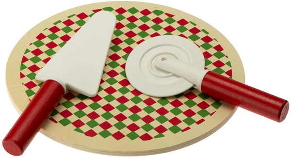 Potraviny do detskej kuchynky MG Pizza Set drevený ...