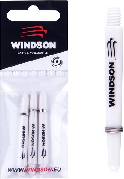 Násadky na šípky Windson Nylonová násadka krátka 42 mm biela ...