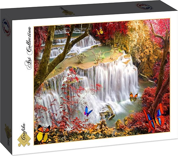 GRAFIKA Puzzle Waterfall in a Deep Forest 2000 pieces.