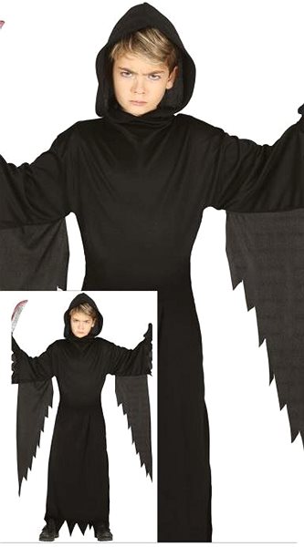 Costume GUIRCA Children's costume scream - grim reaper - size 3-4 years - halloween .