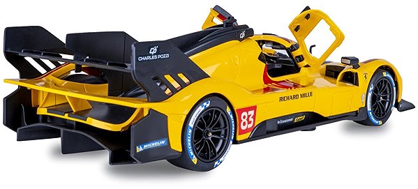 Jamara Ferrari 499P-N83 1:14 Yellow 2.4 GHz RC Car with Manual Door Opening.