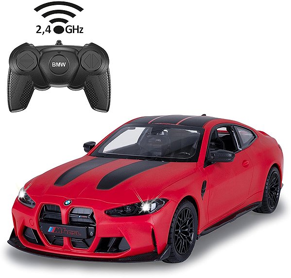 Jamara BMW M4 CSL 1:16 Red 2.4 GHz RC car.