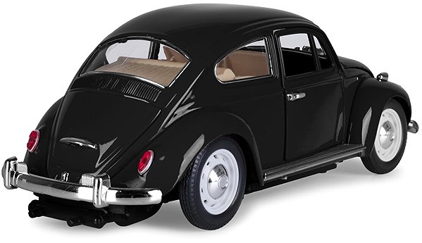Jamara VW Beetle RC Diecast 1:18 Black 27MHz with manual door opening.