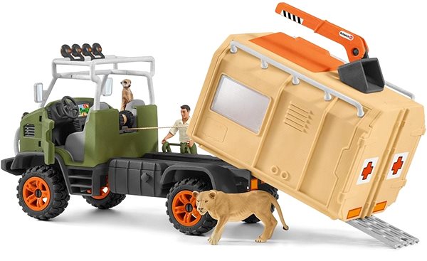 Figure Schleich 42475 Animal Rescue Large Truck Features/technology