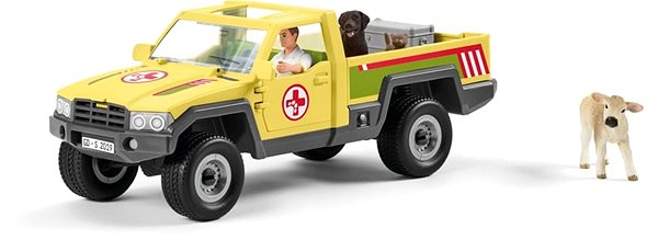 Figures Schleich 42503 Off-road Rescue Car with Vet Features/technology