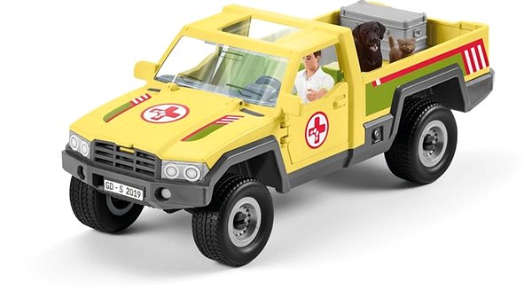 Figures Schleich 42503 Off-road Rescue Car with Vet Screen