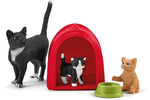 Figures Schleich 42501 Scratching Cat Tree with Kittens Features/technology
