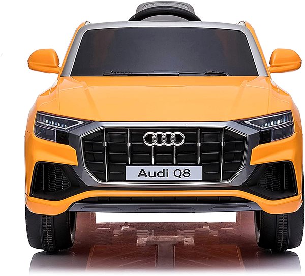 Elektromos autó gyerekeknek Audi Q8 - sárga Képernyő