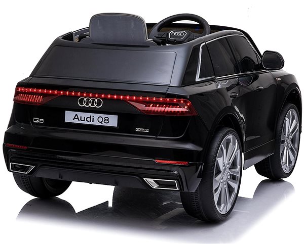 Elektromos autó gyerekeknek Audi Q8 - fekete Hátoldal