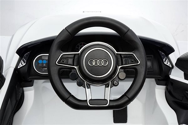Kinder-Elektroauto Audi R8 klein, weiß Mermale/Technologie
