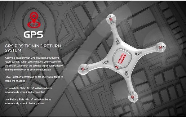 Dron Syma X25 PRO Vlastnosti/technológia