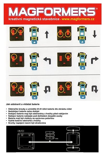 Building Set Magformers R/C Wheels Features/technology