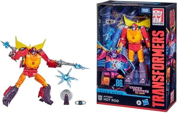 Figure Transformers Gen Studio Series Hot Rod Package content