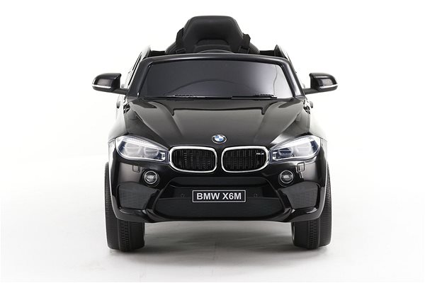 Elektromos autó gyerekeknek BMW X6M NEW - egyszemélyes, fekete Képernyő