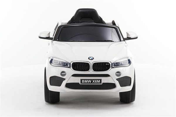 Elektromos autó gyerekeknek BMW X6M NEW - egyszemélyes, fehér Képernyő