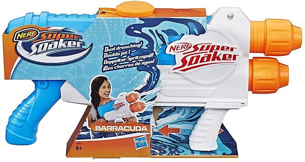 Wasserpistole Nerf SuperSoaker Barracuda ...