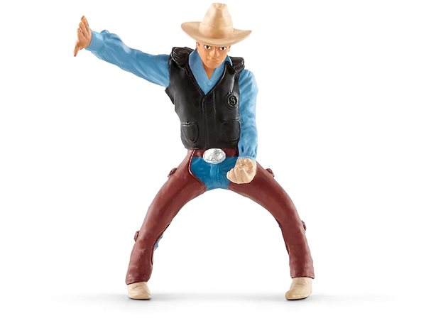Figures Schleich 41416 Saddled Horse with Cowboy Screen