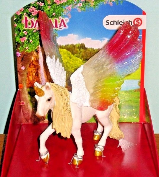 Figure Schleich 70576 Winged Rainbow Unicorn Packaging/box