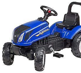 Balance Bike Tractor with Flatbed - Blue Features/technology